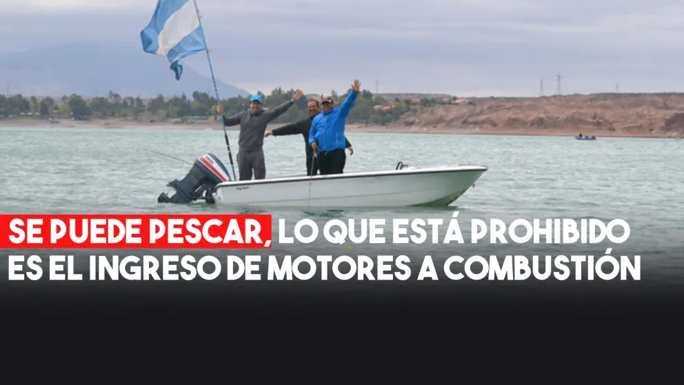 Por la contaminación está prohibido el ingreso de motores a combustión al dique