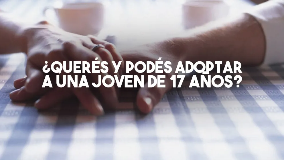 Llamaron a convocatoria para adoptar a una menor de 17 años