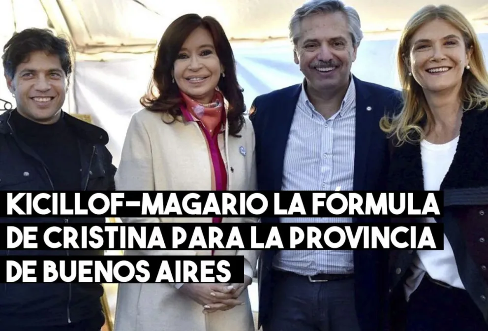 El kirchnerismo confirmó la fórmula Kicillof-Magario para la gobernación bonaerense