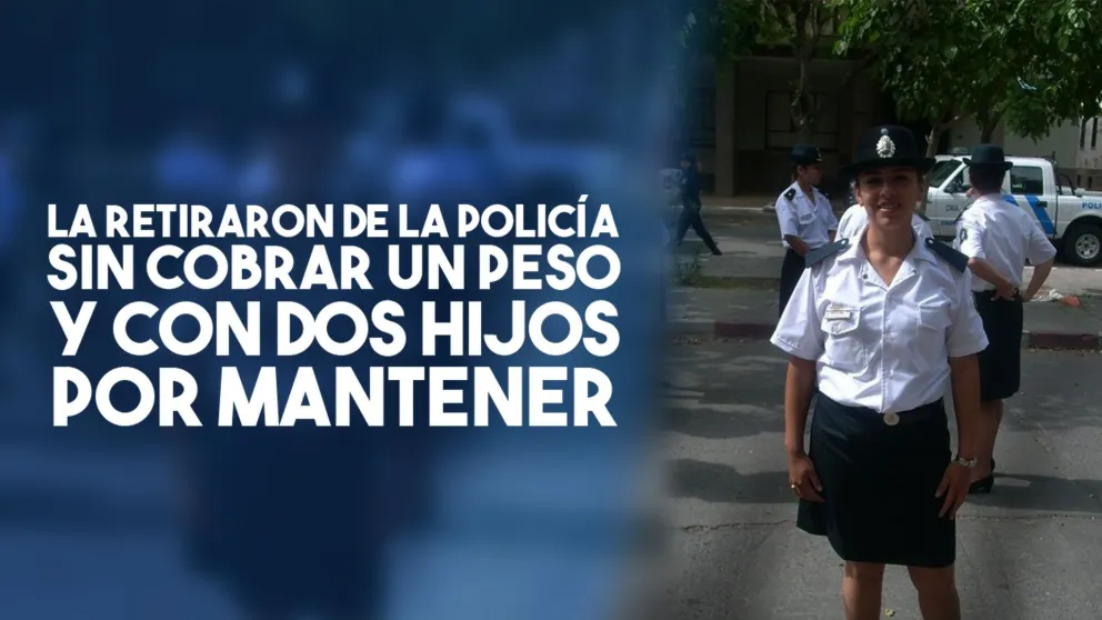 El desesperado pedido de una mujer policía desamparada