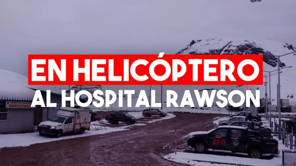 Un empleado de Veladero debió ser trasladado de urgencia en helicóptero
