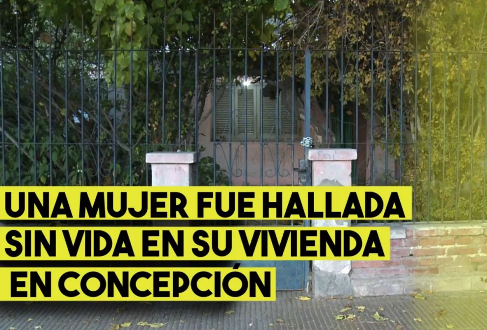 Hallaron muerta a una mujer en su vivienda en Concepción