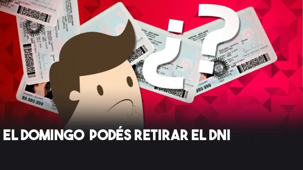 Elecciones: el domingo también podrás retirar tu DNI