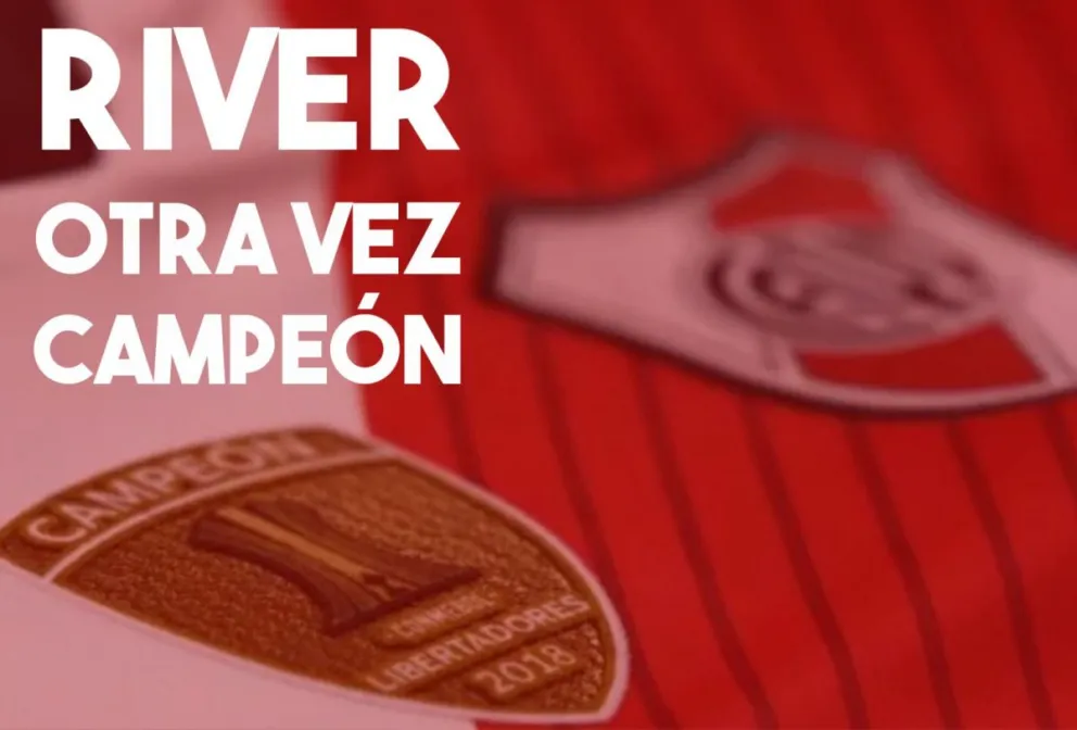 River goleó 3-0 a Atlético Paranaense y se consagró campeón de la Recopa Sudamericana