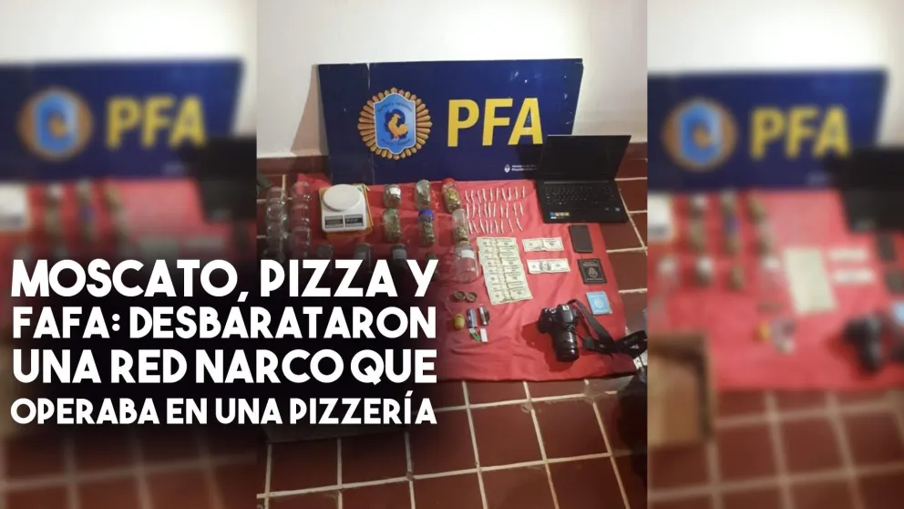 La Federal desbarató una red narco que operaba en una pizzería