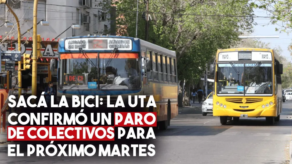 La UTA anunció un paro de colectivos para el próximo martes