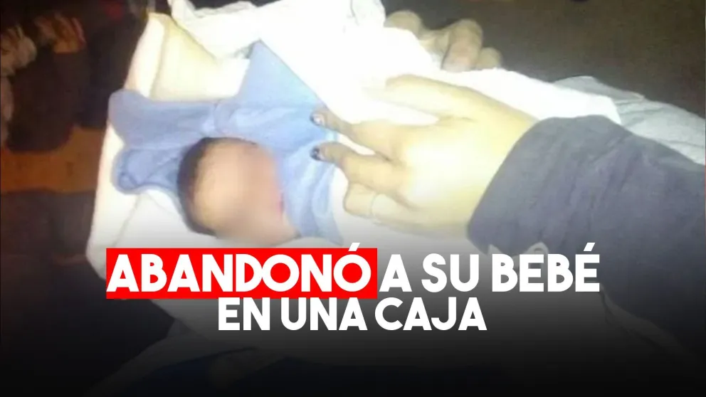 La mamá dejó una nota: "Llamen a su papá, no puedo cuidarlo"
