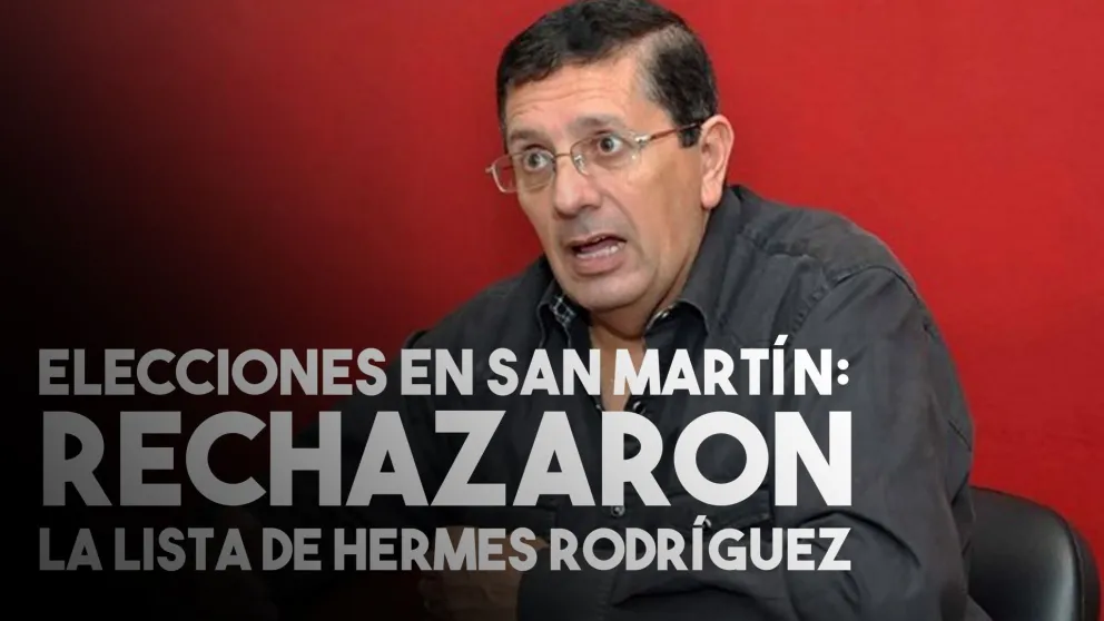 Elecciones en San Martín: rechazaron la lista opositora