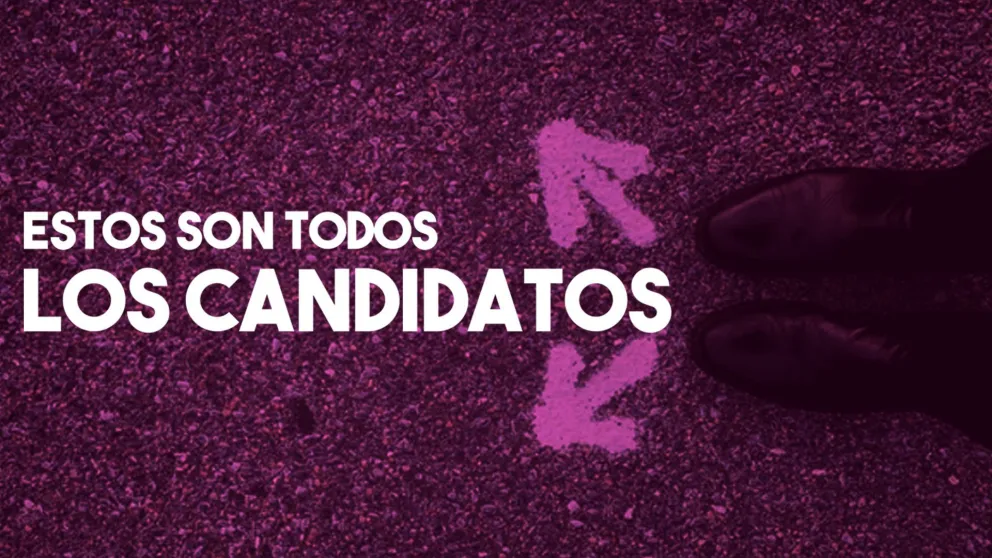 ¿Quiénes son todos los candidatos a gobernador e intendentes?