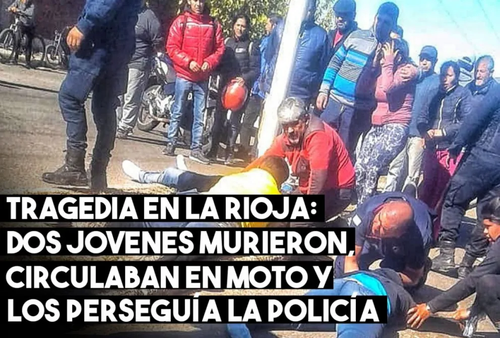 Dos jóvenes mueren trágicamente, luego de ser perseguidos por la policía