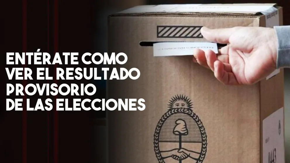 ¿Cómo consultar el escrutinio provisorio de las Elecciones Generales?