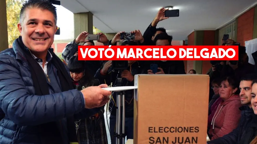 Marcelo Delgado ya votó en Rivadavia