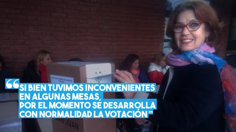 Mary Garrido aseguró que en esta elección no faltan boletas como en las PASO