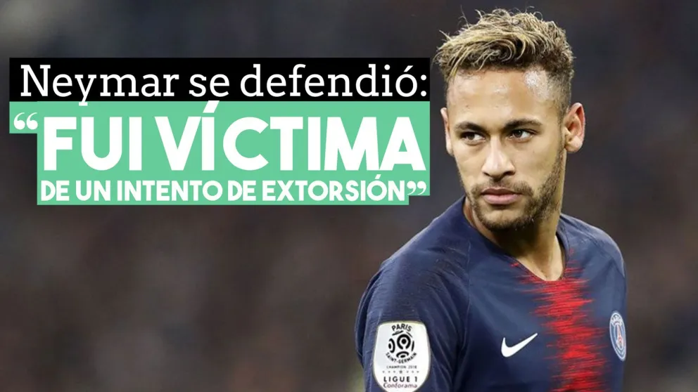 Neymar se defendió y mostró los mensajes que le envió la mujer que lo acusa de violación