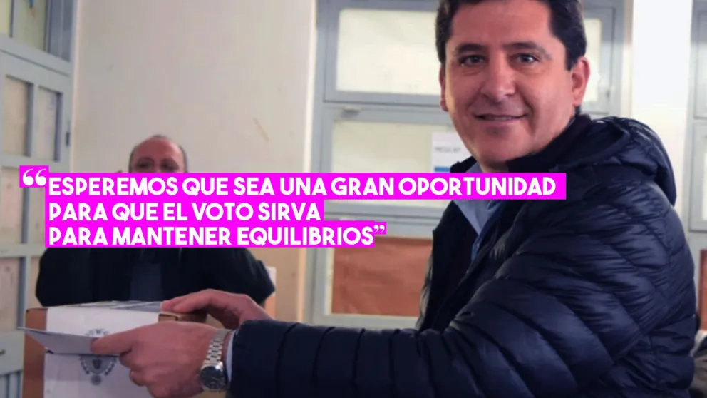 Gustavo Fernández: "Esperemos que sea una gran oportunidad para que el voto sirva para mantener equilibrios"