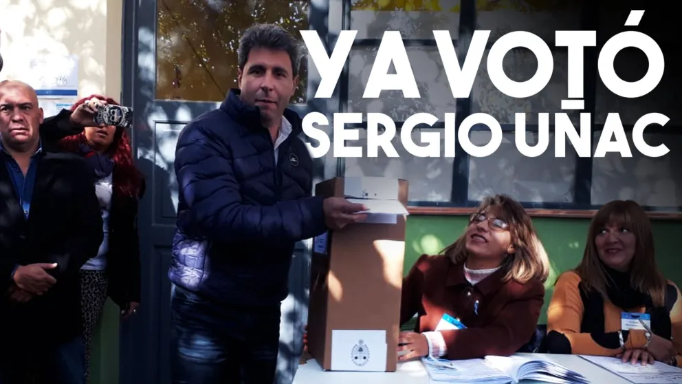 Ya votó Sergio uñac