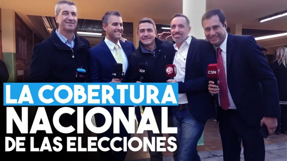 Periodistas de medios nacionales cubrieron las elecciones en San Juan