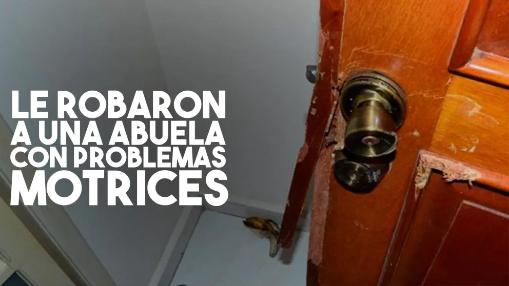 Le robaron a una abuela con problemas motrices mientras no estaba