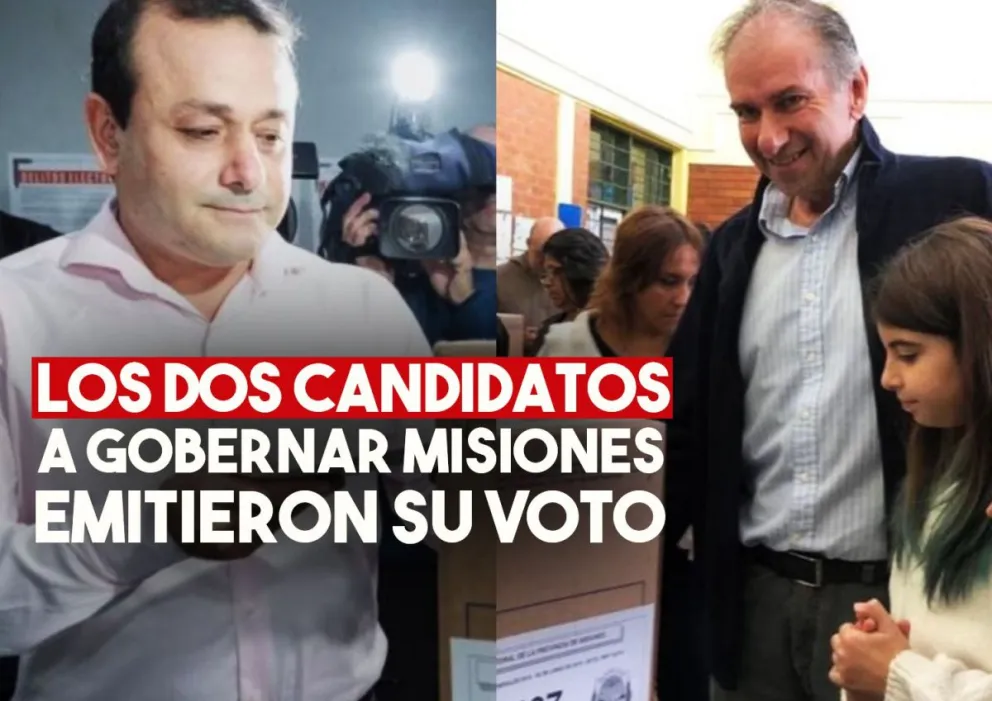 Misiones: ya votaron los dos principales candidatos y el gobernador Passalacqua