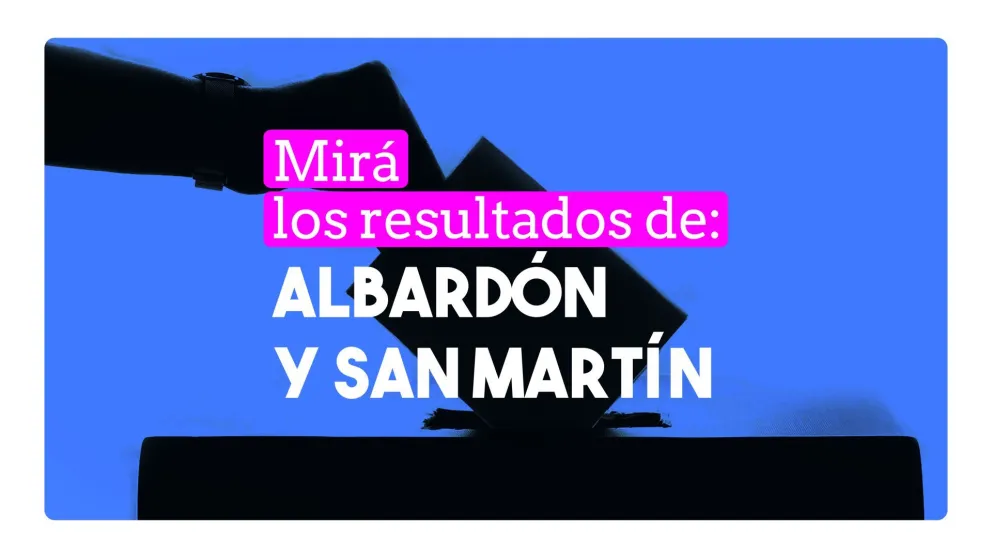 Mirá los resultados de Albardón y San Martín