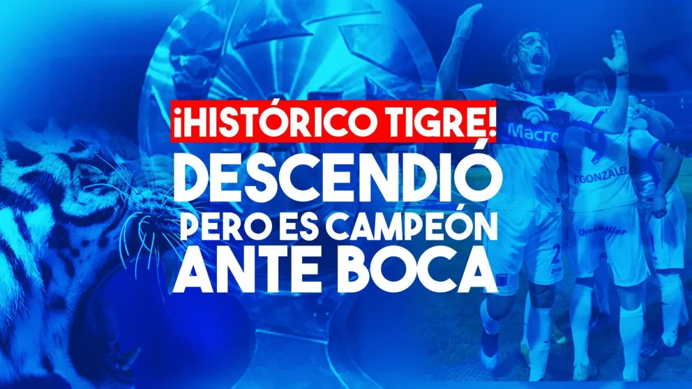Tigre pisoteó al Boca de Alfaro y gritó campeón