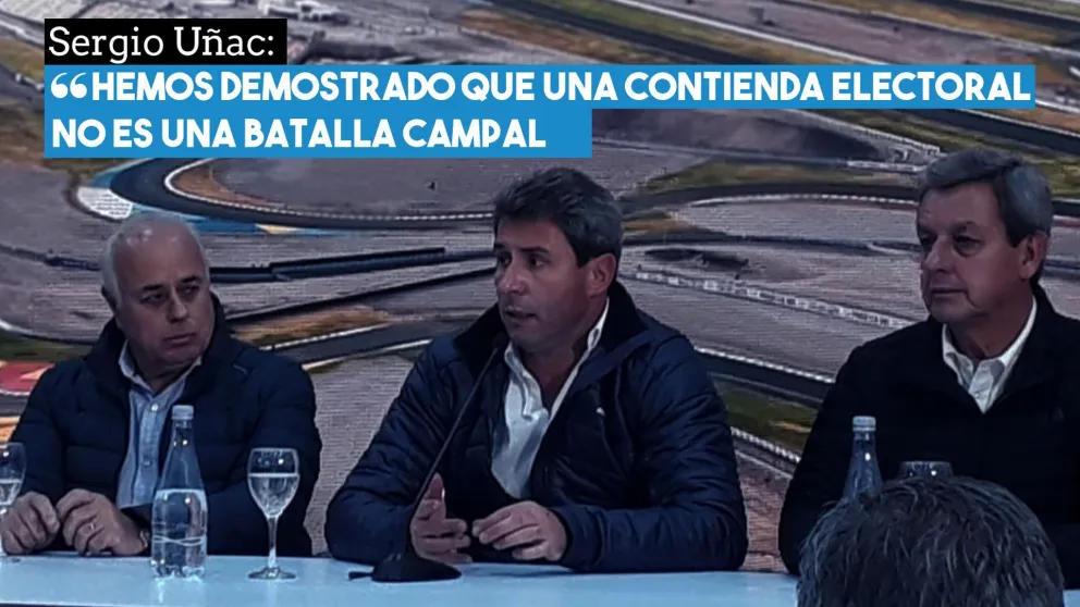 Sergio Uñac: "Hemos demostrado que una contienda electoral no es una batalla campal"