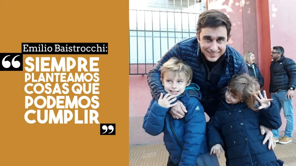 Emilio Baistrocchi: "Planteamos cosas que podemos hacer"