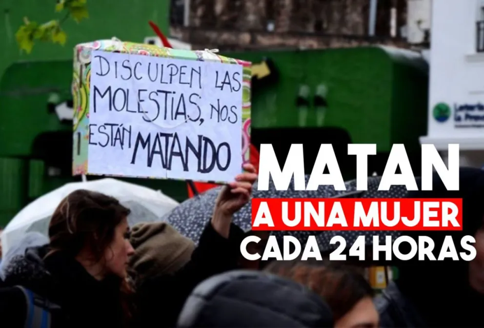 Una mujer es asesinada cada 24 horas en la Argentina