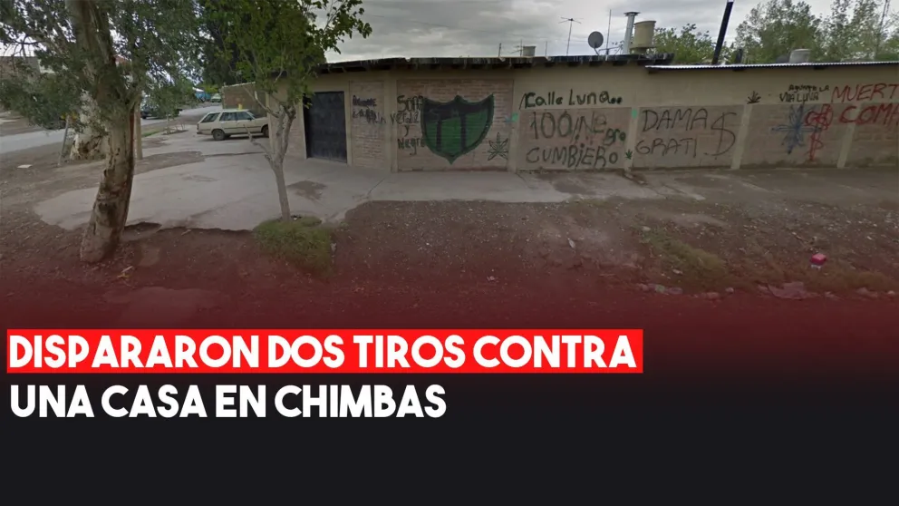 Dos hombres dispararon contra una casa con la familia adentro