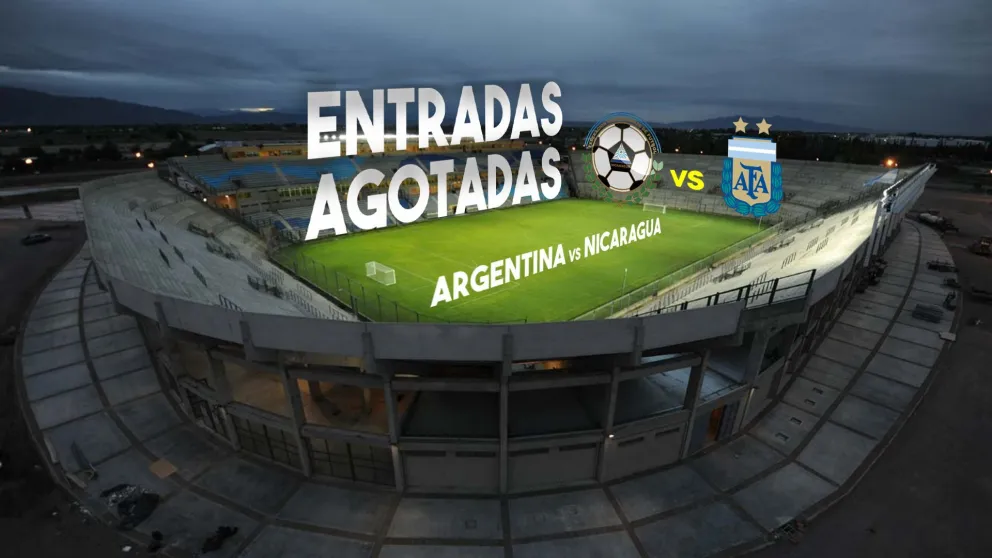 Se agotaron las entradas para Argentina - Nicaragua