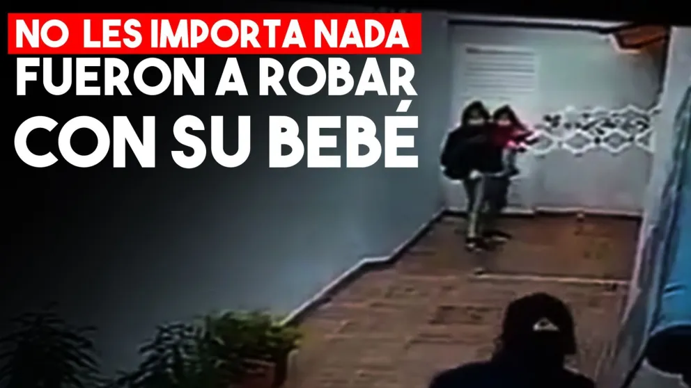Entraron a robar a una casa con un bebé en brazos, golpearon a dos jubiladas y se llevaron todo