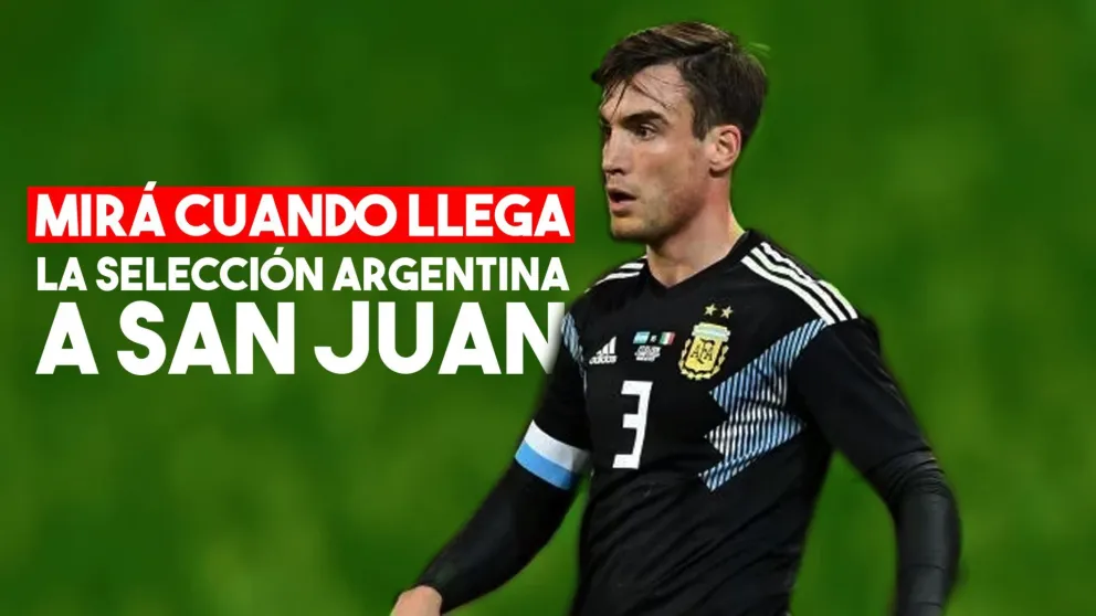 Mirá cuando llega la Selección a la provincia