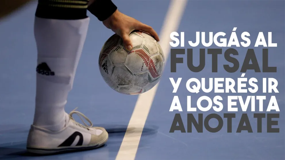 El futsal estará en los Evita y vos podés ser parte