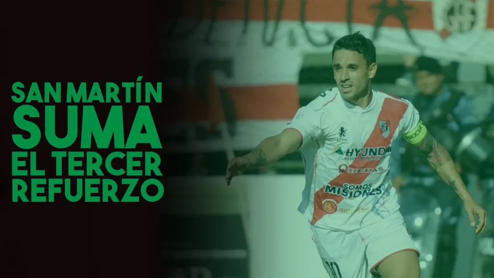 San Martín sumó rápidamente su tercer refuerzo