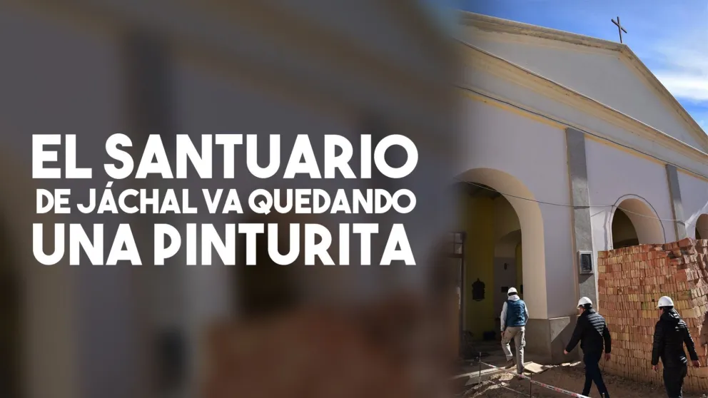 Avanzan las remodelaciones en el templo de Jáchal