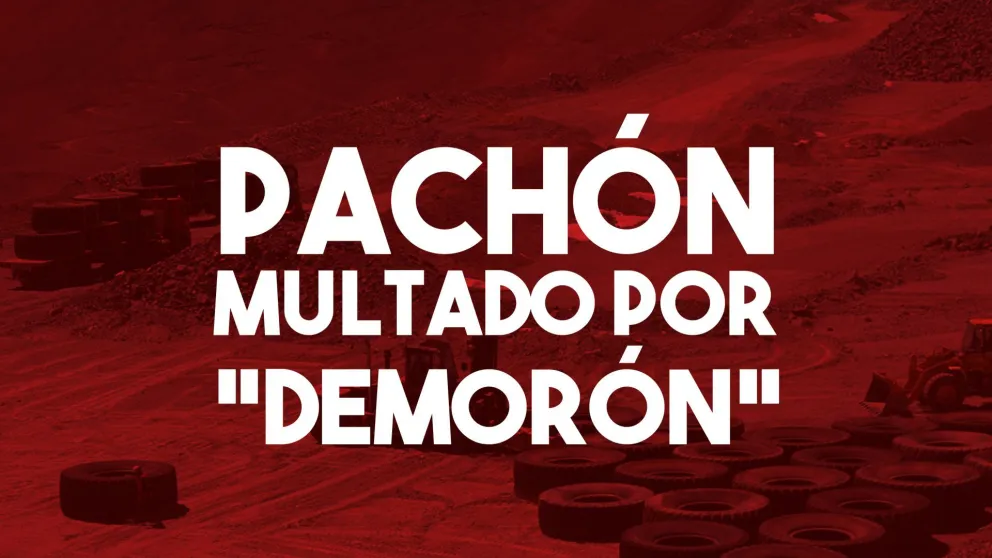 La Minera Pachón fue multada por no avisar sobre la escombrera Cerro Amarillo