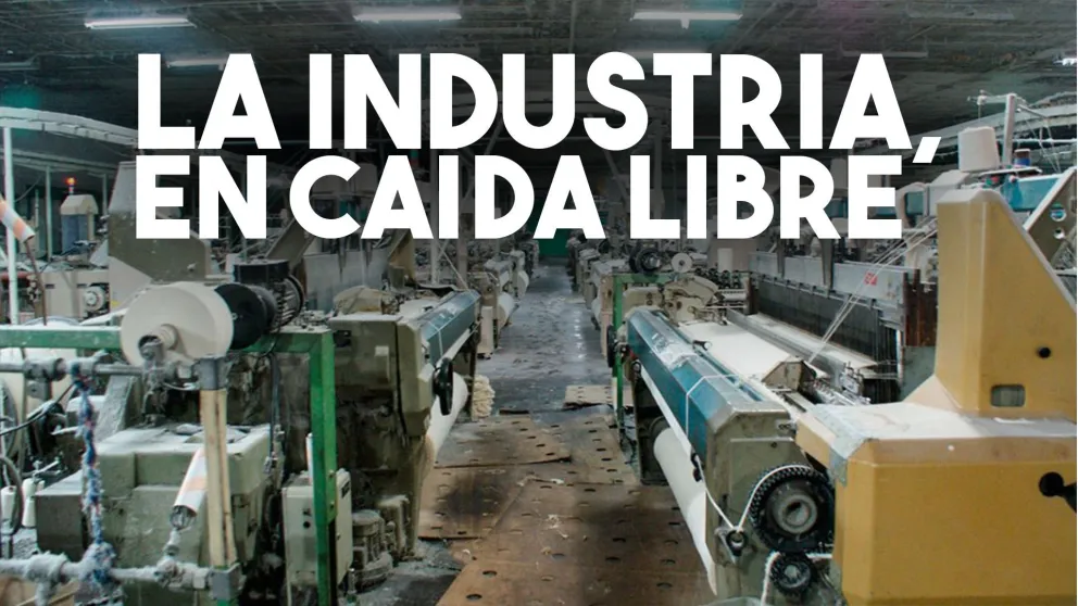 La actividad industrial cayó 8,8% en abril