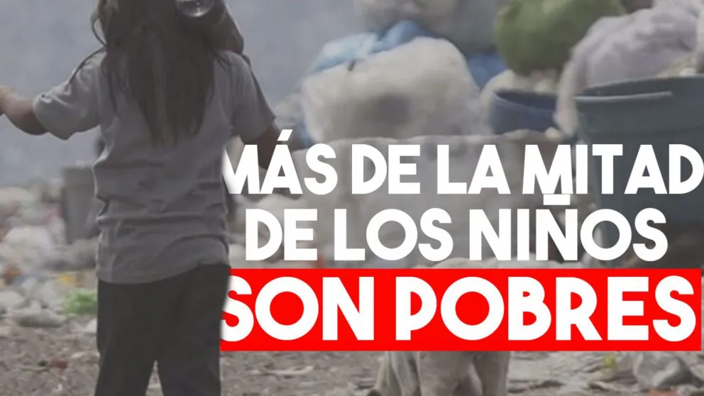 Por la crisis, más de la mitad de los chicos son pobres y el 30% tiene problemas para alimentarse