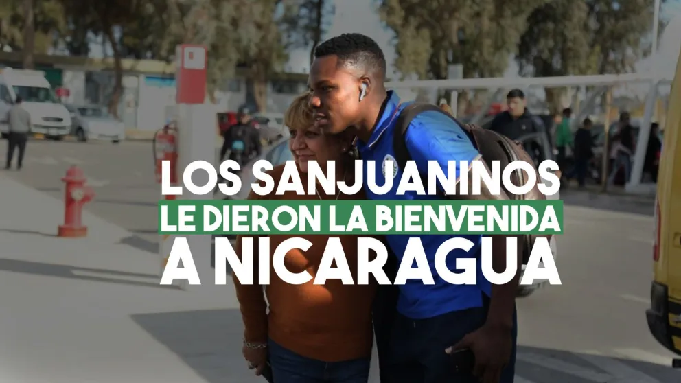 Los sanjuaninos le dieron la bienvenida a Nicaragua