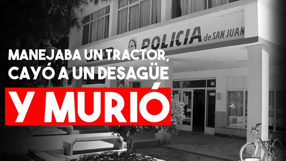 Un hombre murió al caer a un desagüe en un tractor