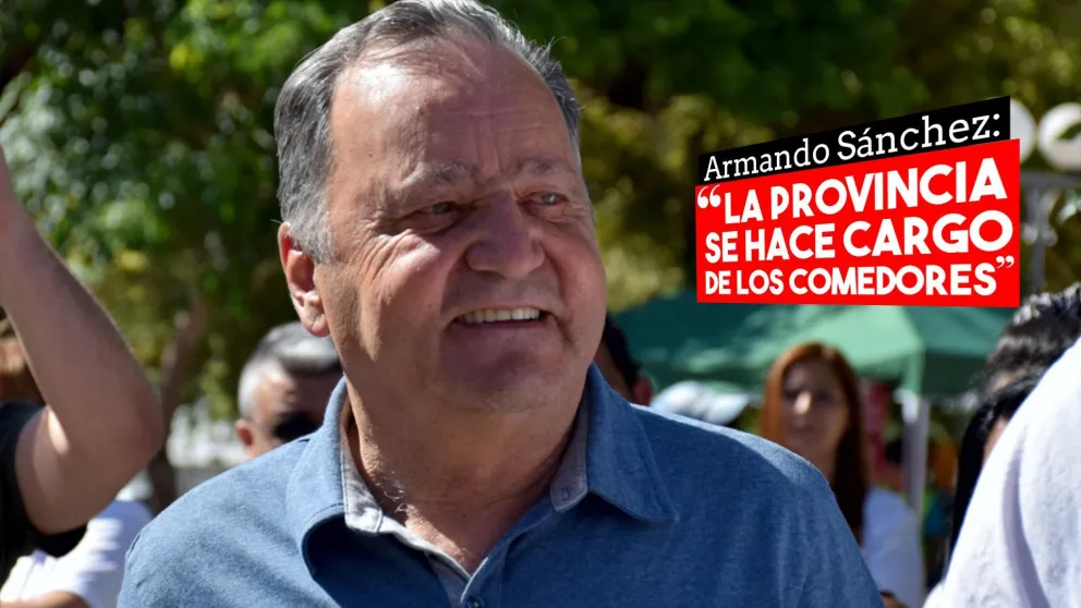 Armando Sánchez: "La provincia se hace cargo de los comedores"