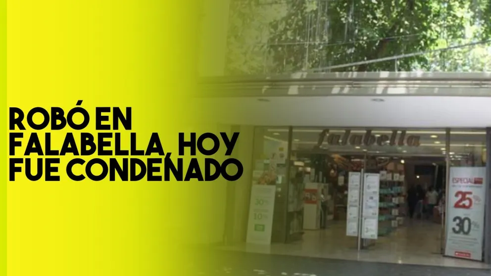 Robó en Falabella, fue detectado por las cámaras