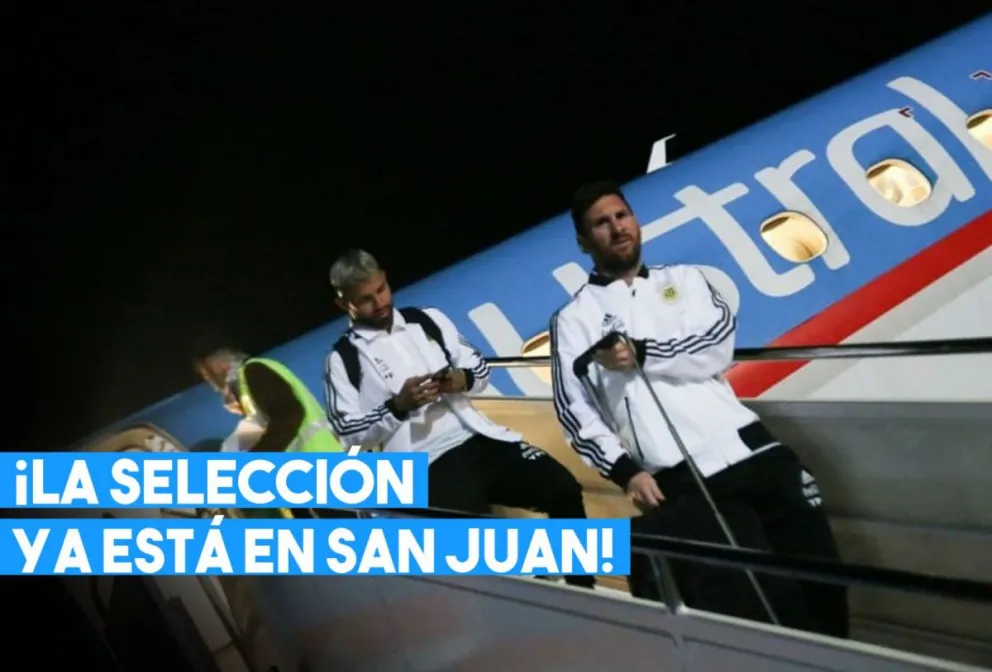 La Selección Argentina ya está en San Juan