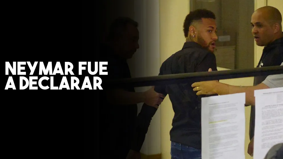 Neymar a la comisaría
