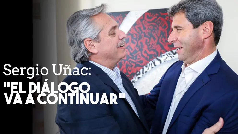 Sergio Uñac: "El diálogo con Fernández va a continuar"