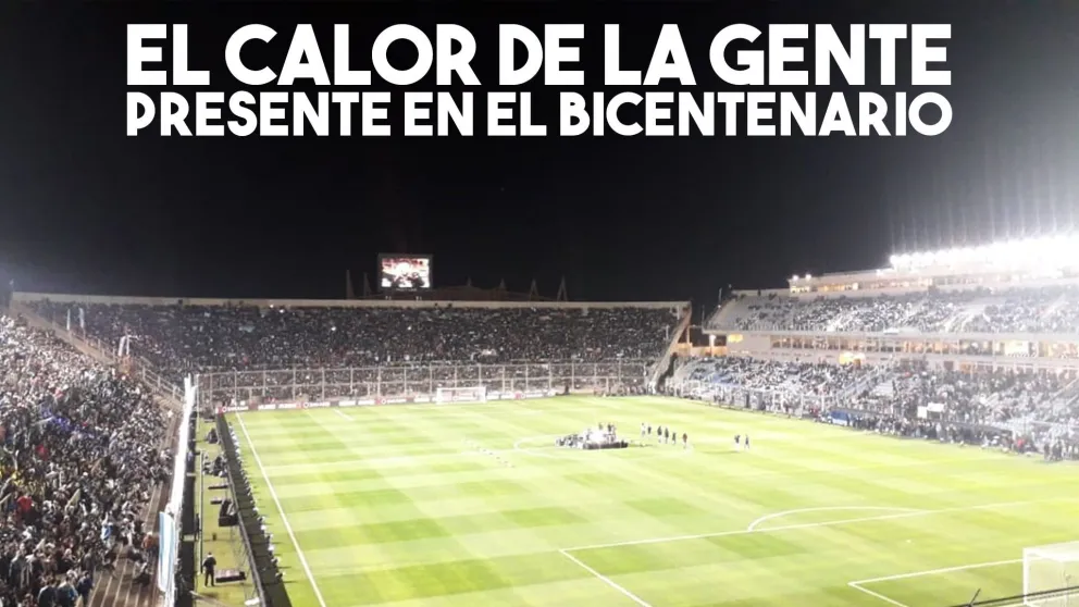 El calor de la gente se empieza a sentir en el Bicentenario