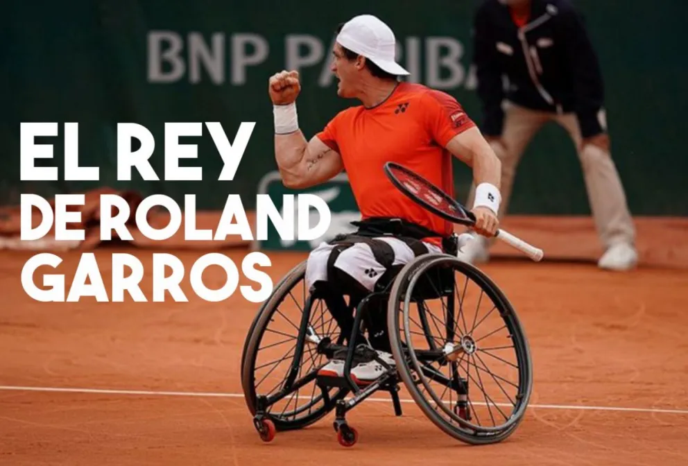 Gustavo Fernández, campeón de Roland Garros