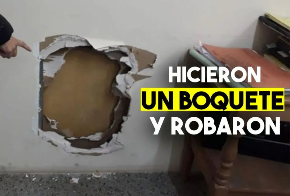 Hicieron un boquete y robaron en un estudio jurídico