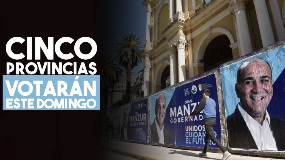 Este domingo hay elecciones en cinco provincias
