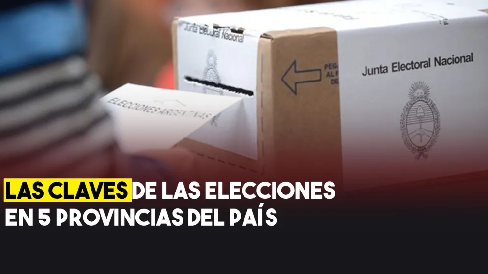 5 claves sobre las elecciones en Chubut, Entre Ríos, Jujuy, Mendoza y Tucumán
